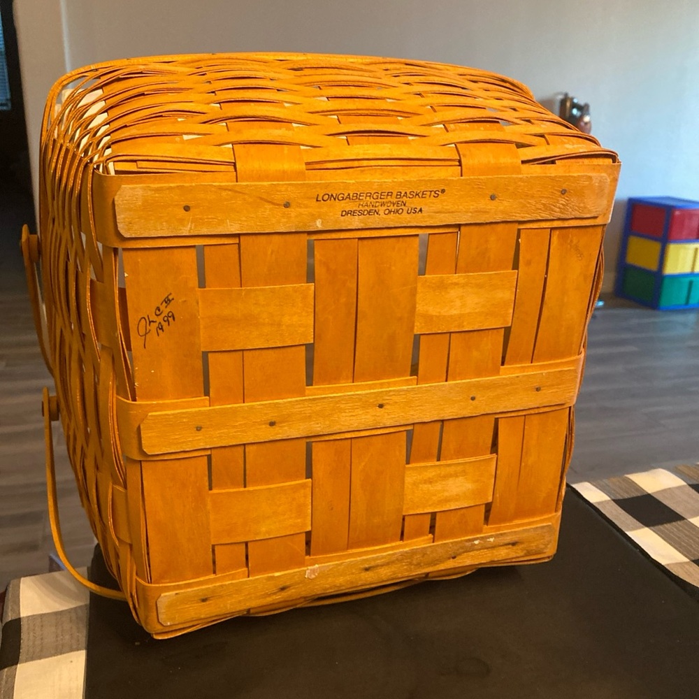 Longaberger Orange Basket